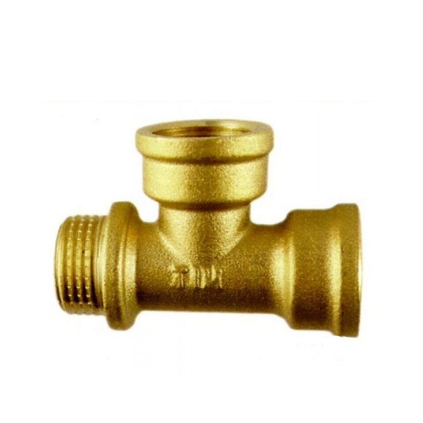 Тройник 1/2 латунный внутренняя/внутренняя/наружная