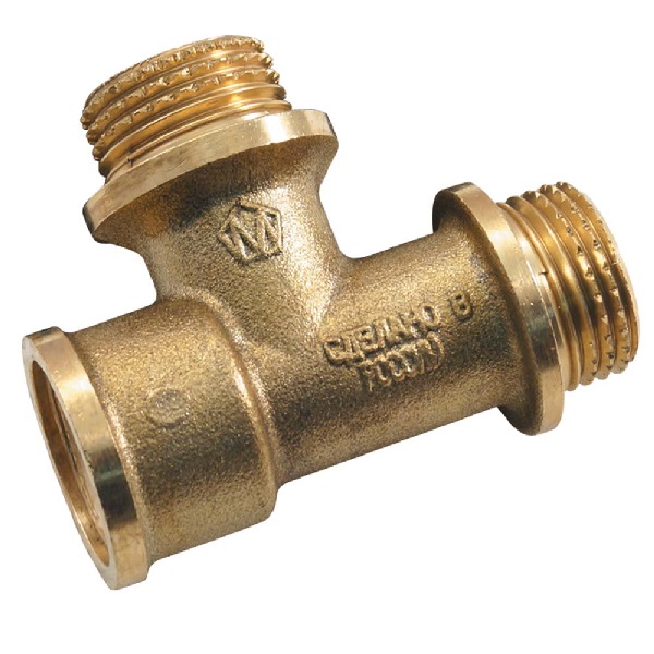 Тройник 1/2 латунный внутренняя/наружная/наружная