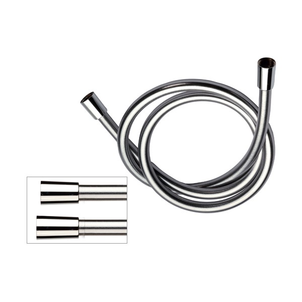 Шланг для душа из нетоксичного ПВХ Серебристый металлик 1.5м