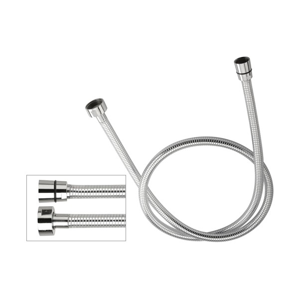 Шланг для душа пластиковый Прозрачный/Хром 1.5м