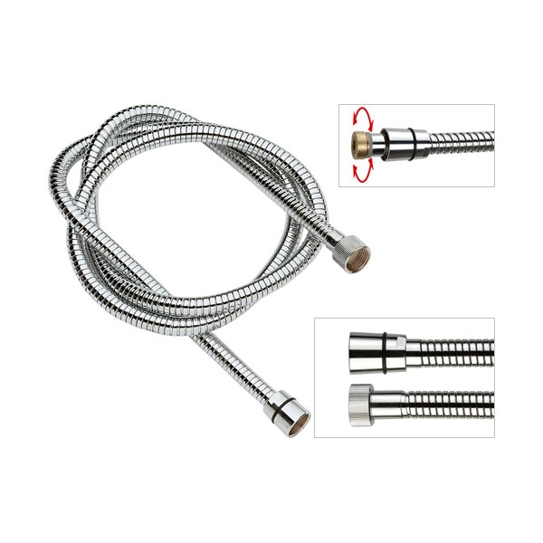 Шланг для душа раздвижной Хром 1.5м