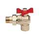 Кран шаровой 1/2 с американкой угловой
