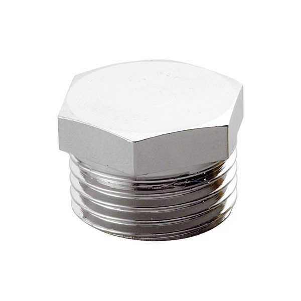 Заглушка хромированная 1" наружная