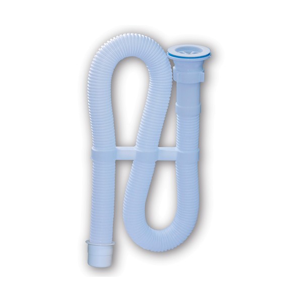 Сифон гофрированный 1 1/2-40 с пластиковым выпуском