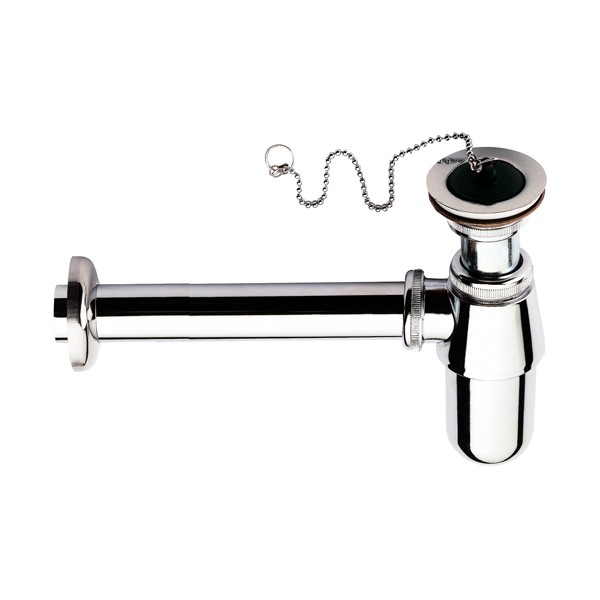 Сифон 1 1/4-32 хромированный