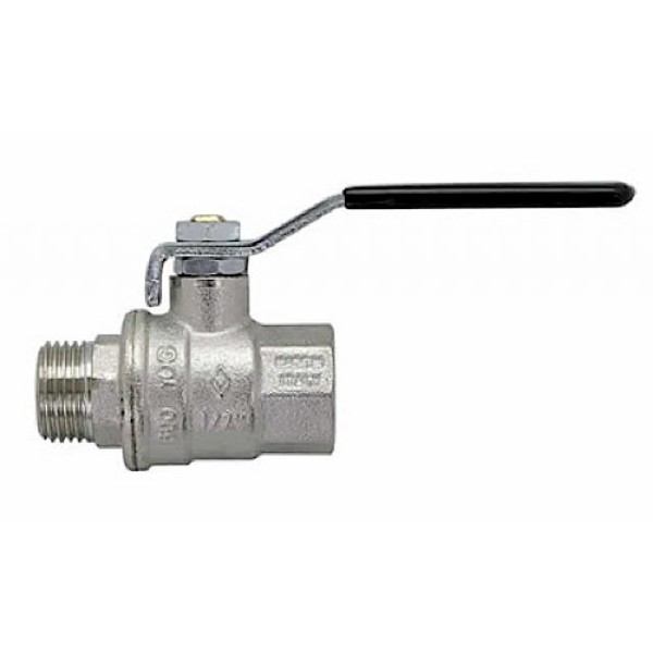 Кран шаровой 1/2 внутренняя/наружная стальная ручка рычаг Oregon 306