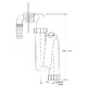 Сифон S-образный для стиральных машин 1 1/4-40