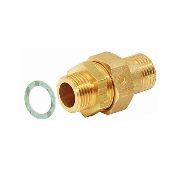 Муфта американка 1/2 прямая латунь наружная/наружная