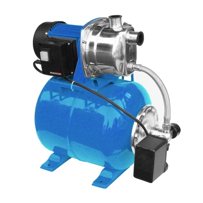 Автоматическая станция водоснабжения 600 Вт с нержавеющим корпусом