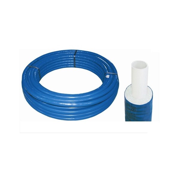 Труба металлопластиковая 16х2 в теплоизоляции 6 мм СИНЯЯ