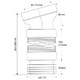Гофра для унитаза под углом 14*