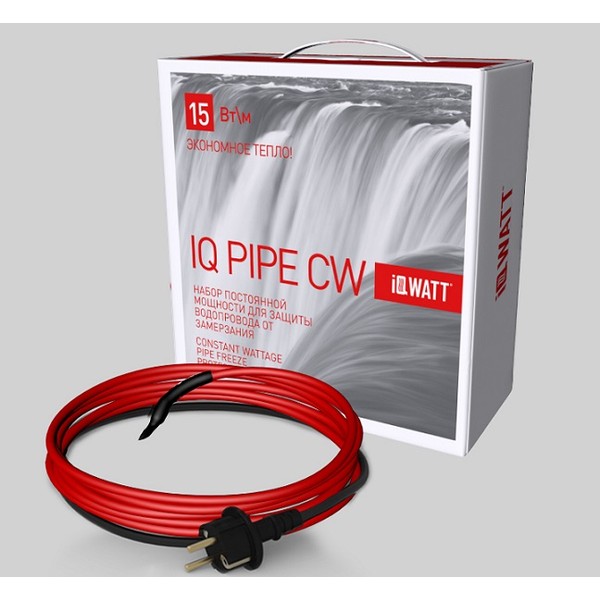 Греющий кабель резистивный для обогрева труб 36 м