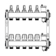 Коллектор из нержавеющей стали с расходомерами 1"x3/4" 5 контуров