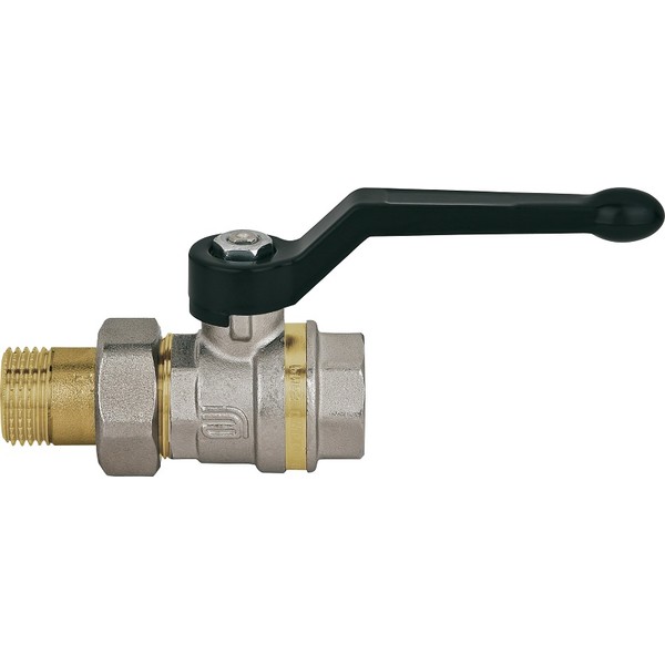 Кран шаровой 1 1/2 с американкой ручка рычаг KOSMOS