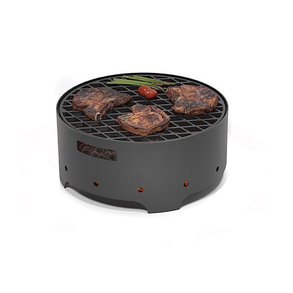 Мангал Дачник с чугунной решеткой Стейк Ø 450 мм