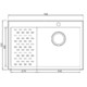 Мойка кухонная врезная Eco Marino SMB-7851P