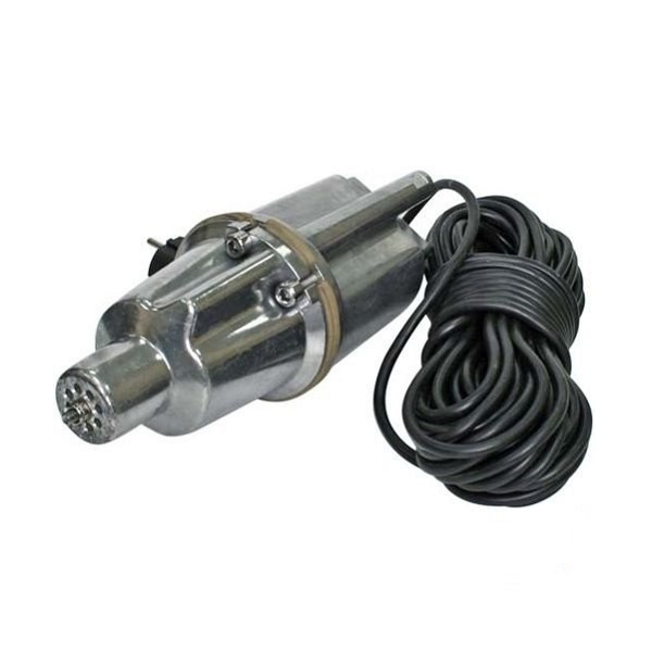 Насос погружной вибрационный с нижним забором кабель 25 м