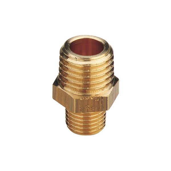 Ниппель переходной латунный 1/2-1/4