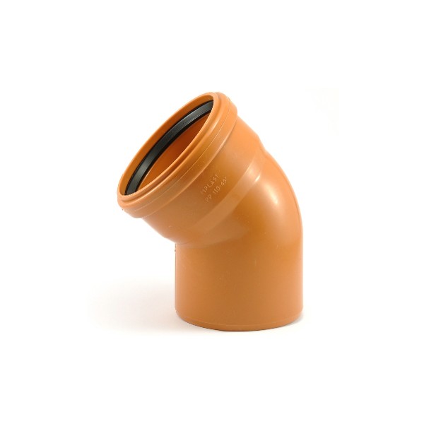 Отвод рыжий 110-45°