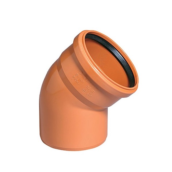 Отвод рыжий 160-45°