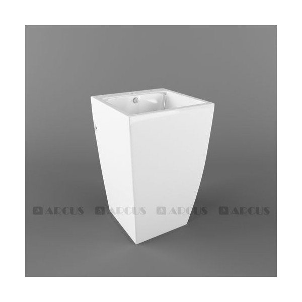 Раковина постамент белая