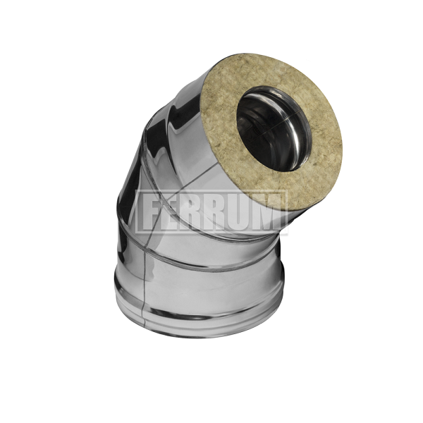 Сэндвич колено 135° 250-350 К 430-0.8 мм нержавейка