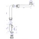 Сифон трубный P-образный 1 1/4-32 без выпуска