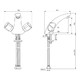 Смеситель для умывальника Сева Эко BA162AA