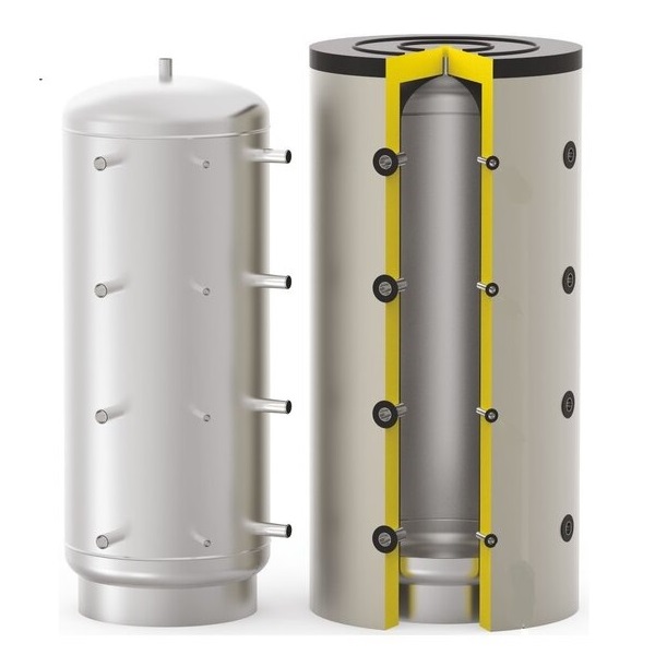 Теплоаккумулятор 500 л без теплообменников с теплоизоляцией AT 500