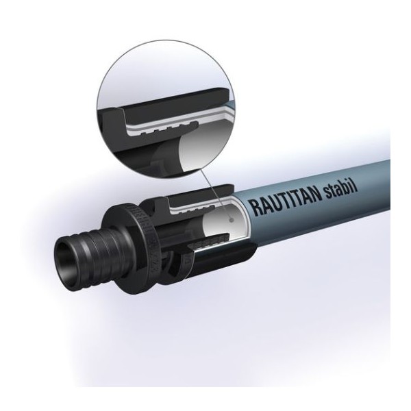 Труба RAUTITAN stabil универсальная 20х2.9 бухта 100 м