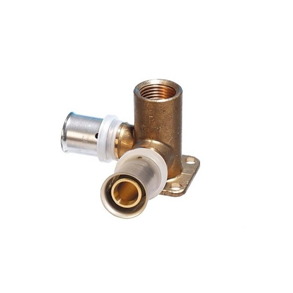 Угол с крепежом двойной пресс 16-1/2-16 внутренняя h=52 мм