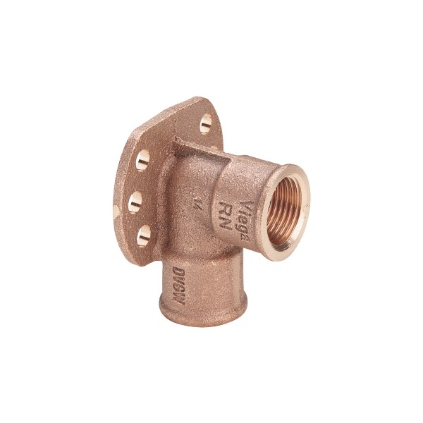 Угол 3/4 с креплением бронза внутренняя/внутренняя