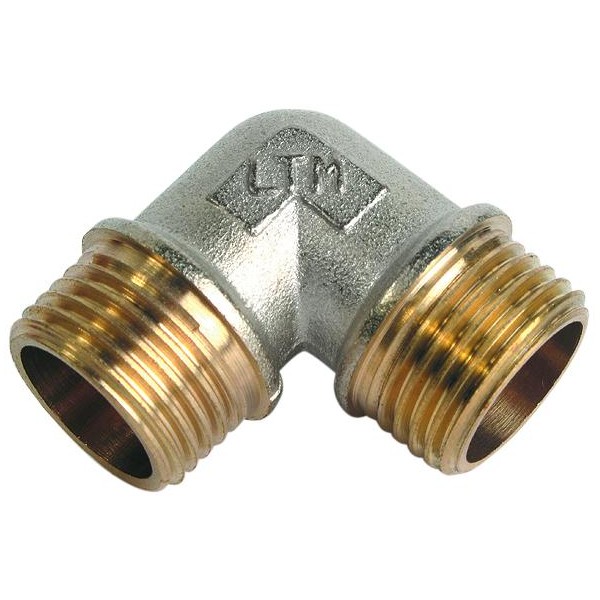 Угол 1" латунный наружная/наружная