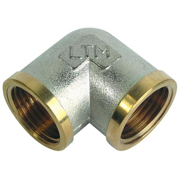 Угол 3/4 латунный внутренняя/внутренняя