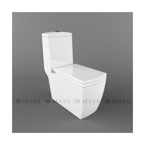 Унитаз моноблок белый