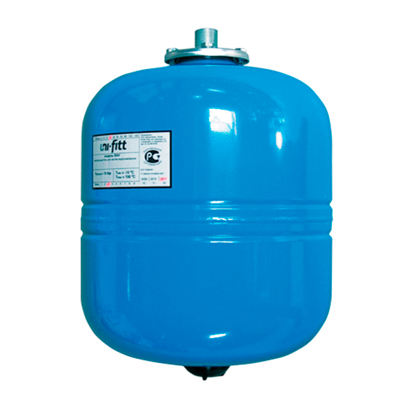 Бак для водоснабжения 35 л синий вертикальный подвесной