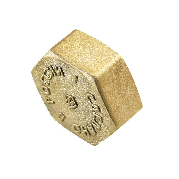 Заглушка латунная 1" внутренняя