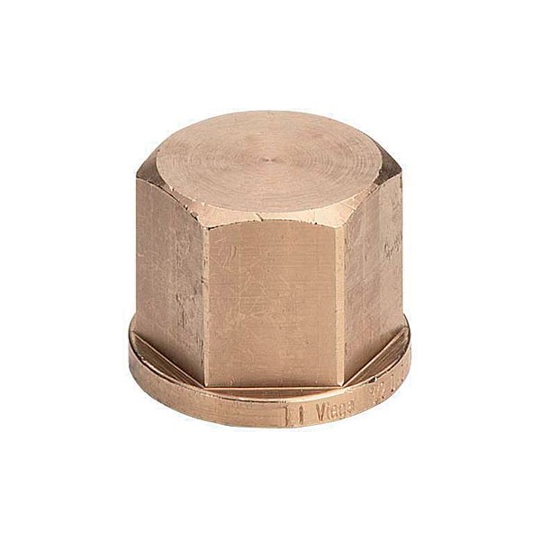 Заглушка бронза 1 1/2 внутренняя