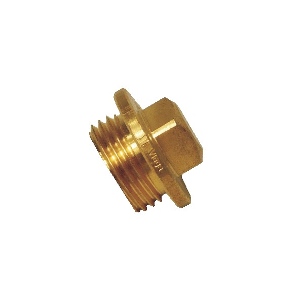 Заглушка латунная 1/4 наружная